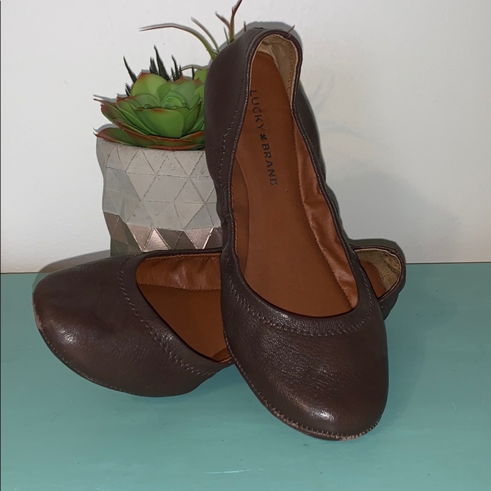 Lucky Brown Ballet Flats EMMIE